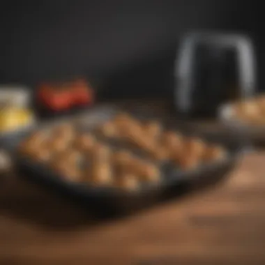 Durable baking tray designed for Ninja Air Fryer with even heat distribution.