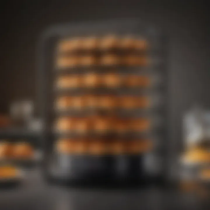 Versatile rack for Ninja Air Fryer showcasing multi-level cooking.