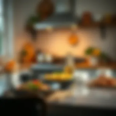 A cozy kitchen scene showcasing effortless meal assembly.