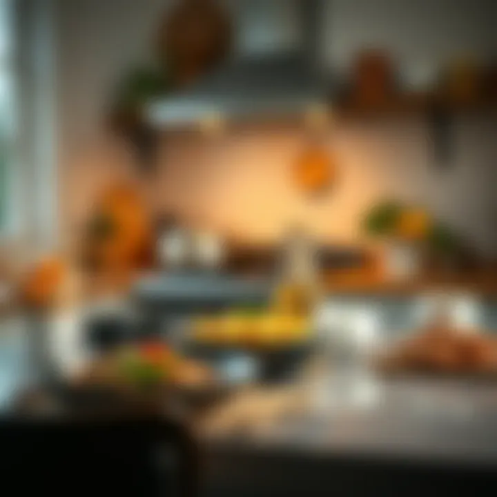 A cozy kitchen scene showcasing effortless meal assembly.