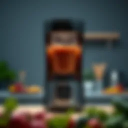 A sleek and modern smoothie machine showcasing its advanced design.