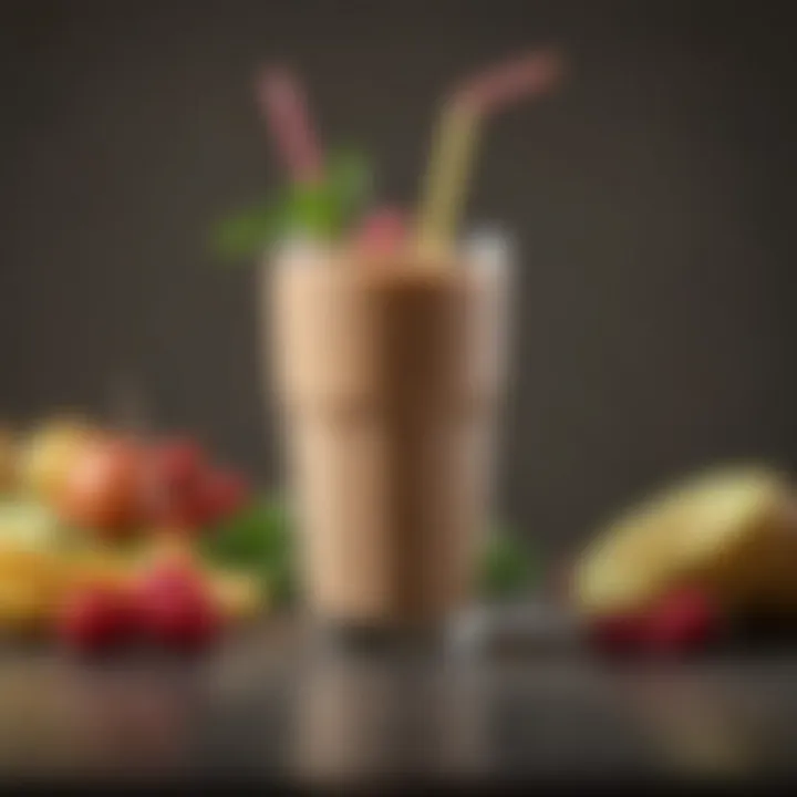 Healthy smoothie option from McDonald's with fresh ingredients