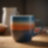 Elegant ceramic mug showcasing heat retention capabilities.