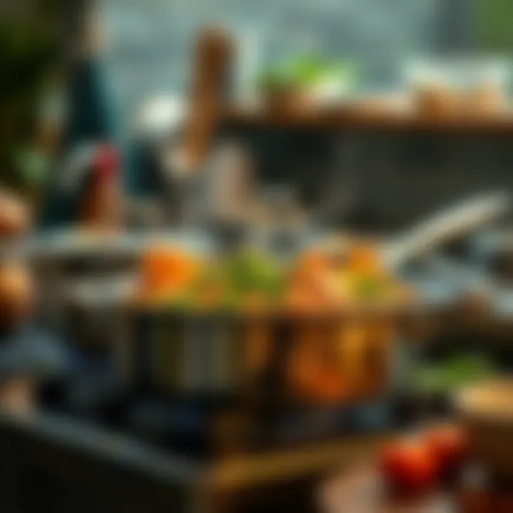 Efficient Aluminum Cookware Aluminum cookware with heat distribution features