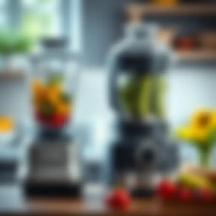 Comparison of BlendJet 2 and Ninja side-by-side