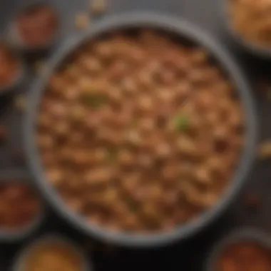 Variety of dishes showcasing boiled peanuts as an ingredient