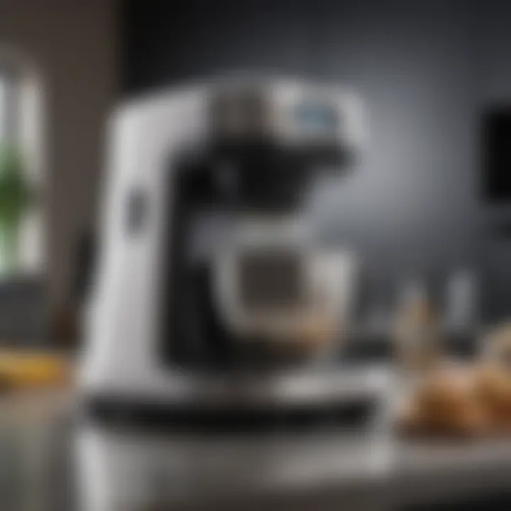 A dynamic display of Breville appliances showcasing their sleek design and functionality