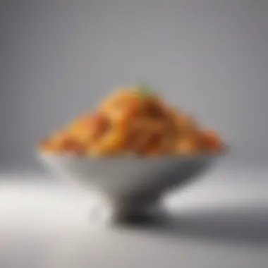 Elevated Dish Made from Budget Ingredients A visually appealing dish made from simple ingredients, showcasing its elegance despite low cost.