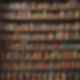 A well-stocked pantry filled with various canned goods