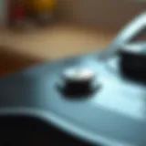 Non-Stick Excellence Detailed view of the fryer's non-stick surface