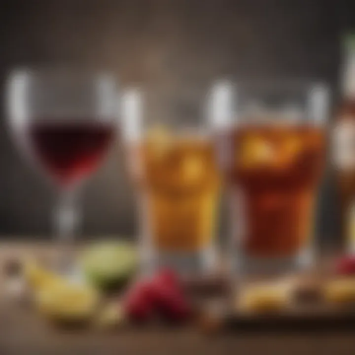 Comparison of nutritional profiles of popular alcoholic drinks