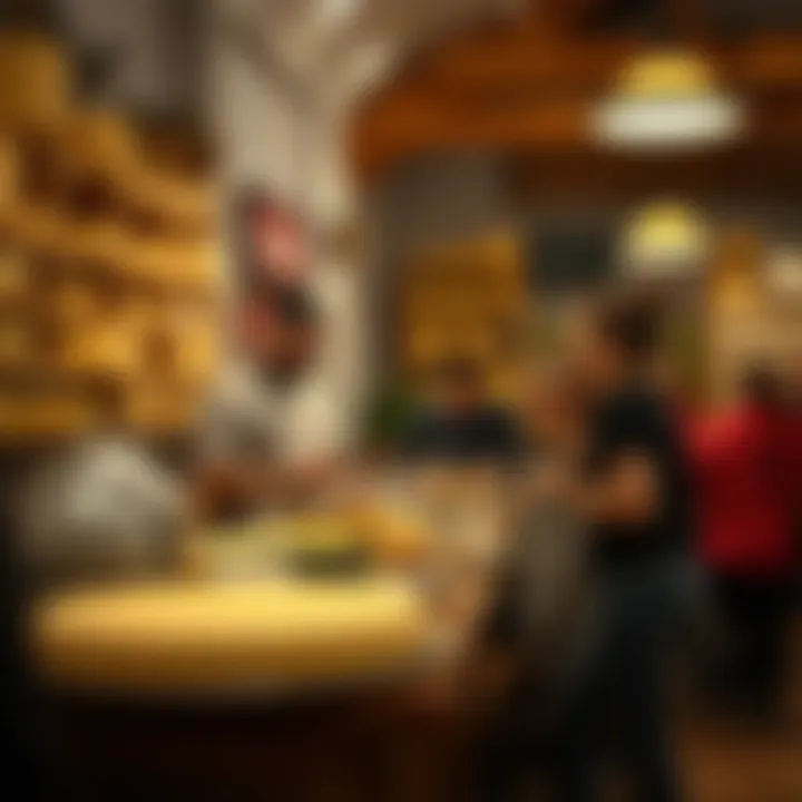 Unique Offerings Experience Visitors enjoying the unique offerings inside Cheese Castle.