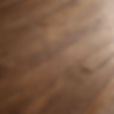 A close-up of wood floor texture after cleaning