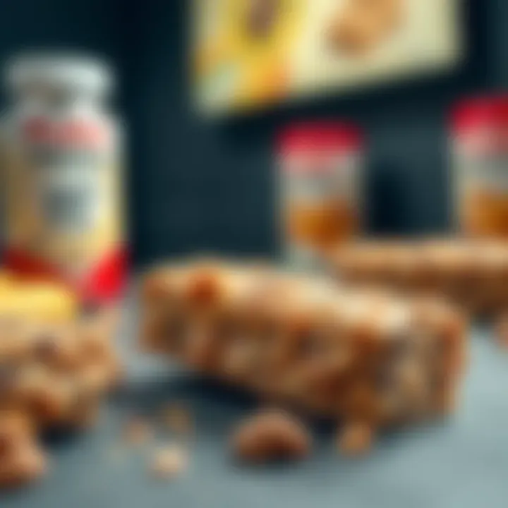 Nutritional Insights on Protein Bars Nutritional breakdown of a protein bar highlighting protein content