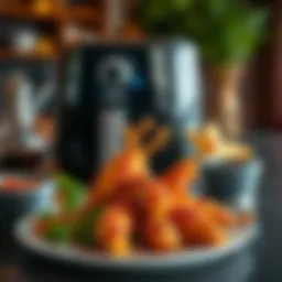 A beautifully plated dish made using the Cosori Air Fryer showcasing vibrant colors and textures.