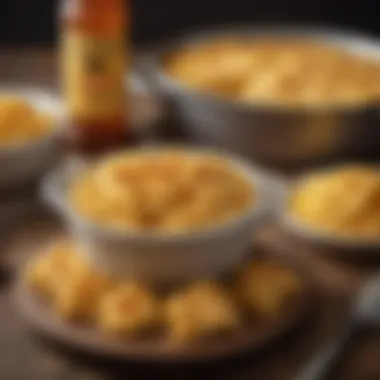 Artisan-style presentation of Cracker Barrel Mac and Cheese