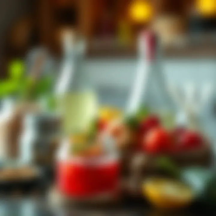 An assortment of ingredients showcasing the diversity of punch-making