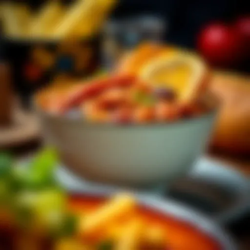 A Bowl of Rich Chili A bowl of rich chili with beans and spices