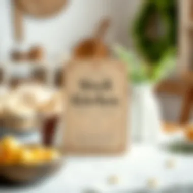 Bridal shower invitation focusing on kitchen supply theme