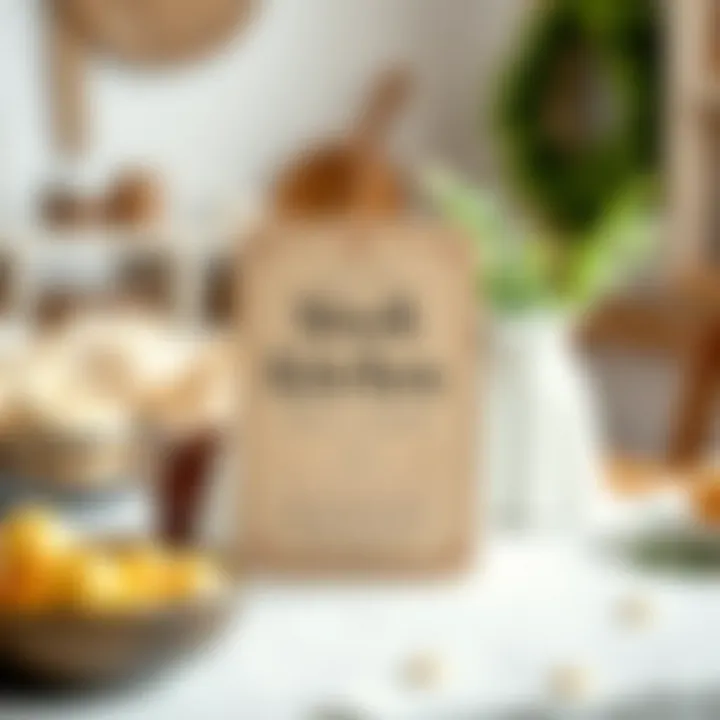 Bridal shower invitation focusing on kitchen supply theme