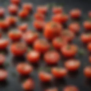 Diced Tomatoes - A Burst of Flavor Vibrant tomatoes diced and ready for bruschetta