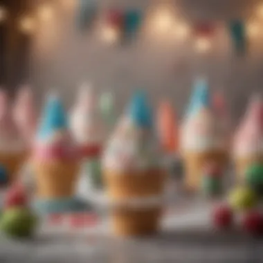 Festive Party Decorations Themed decorations for a snow cone party