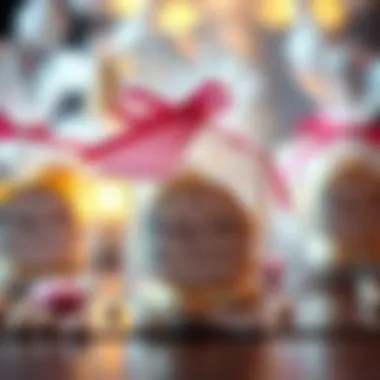 Thoughtful and Unique Party Favors Personalized party favors for guests at a bachelorette celebration