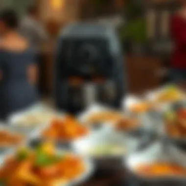 Variety of Dishes Cooked in Cuisinart Air Fryer Variety of dishes cooked using the Cuisinart air fryer