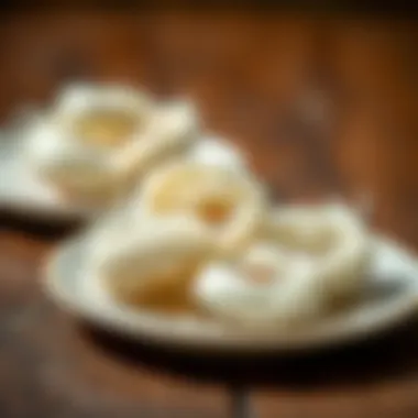 Delicate Angel Hair Nests Arrangement Artfully arranged angel hair nests showcasing their delicate texture.