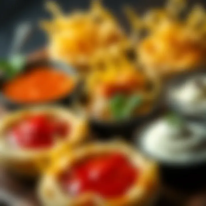 Perfect Pairings for Angel Hair Nests A variety of sauces and ingredients paired with angel hair nests.