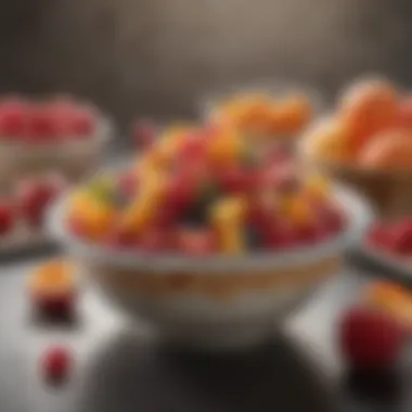 A vibrant bowl of seasonal fruit available at Dairy Queen