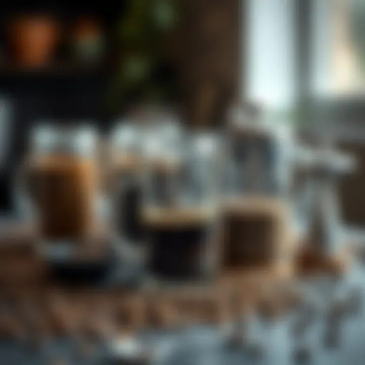 Exploring Different Coffee Blends for a Unique Brew Variety of coffee blends arranged aesthetically