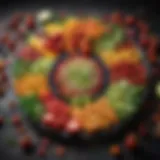 Colorful assortment of fresh fruits and vegetables showcasing nutrition.