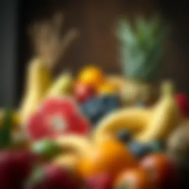Delicious Fresh Fruits to Complement Your Diet Variety of fruits arranged aesthetically