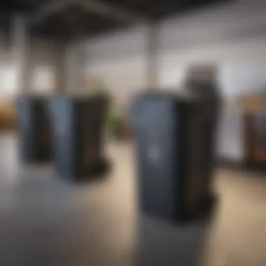 Eco-friendly waste disposal with motion sensor trash cans