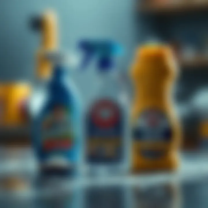 Effective cleaning supplies for combating odors