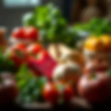 Fresh Ingredients Showcase A close-up of fresh ingredients emblematic of Pépin's commitment to quality.