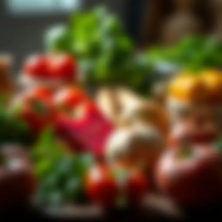 Fresh Ingredients Showcase A close-up of fresh ingredients emblematic of Pépin's commitment to quality.