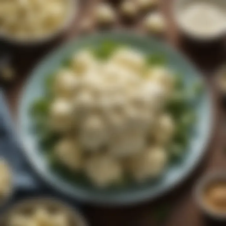 A platter of cauliflower showcasing its versatility in various dishes