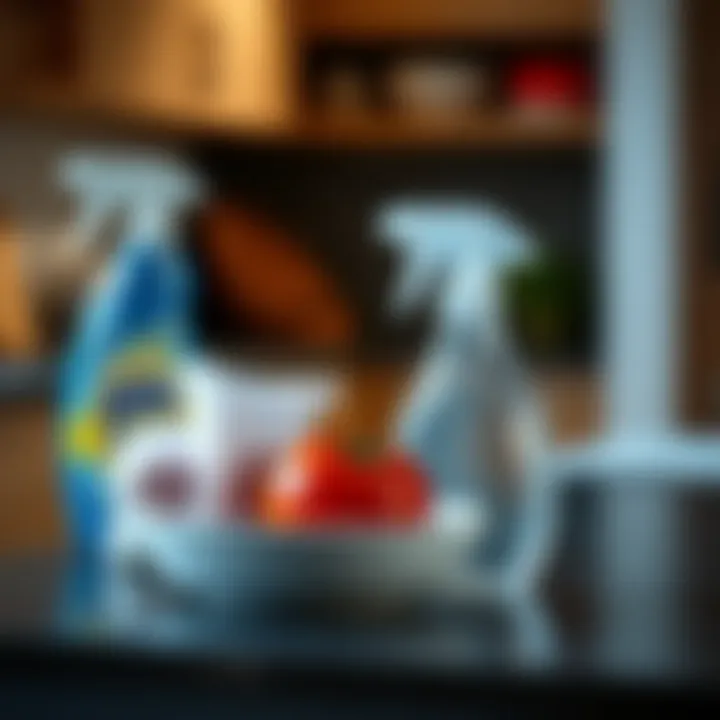 Using household products for stain removal