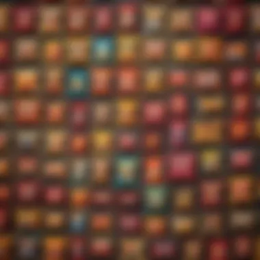Vibrant Snack Selection from Amazon An assortment of top-selling snacks on Amazon showcasing vibrant packaging