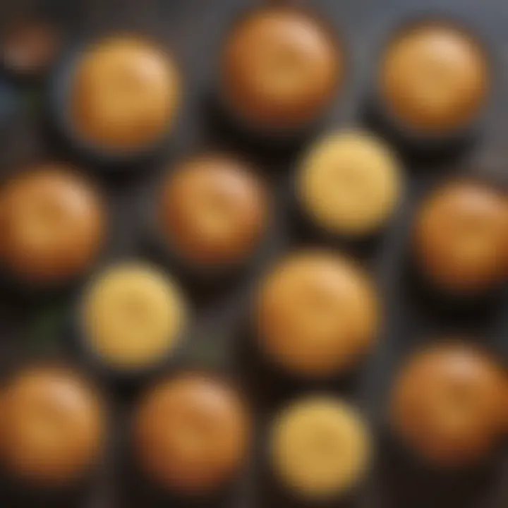 A variety of cornbread recipes displayed on a rustic table