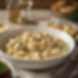 Delicious Chicken Tortellini Alfredo served in a creamy sauce with herbs