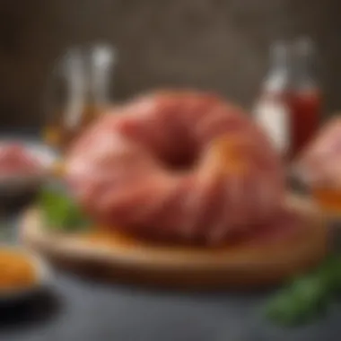 Ingredients for Perfect Glaze A variety of glazing ingredients arranged artfully, highlighting options for enhancing giant spiral sliced honey ham.