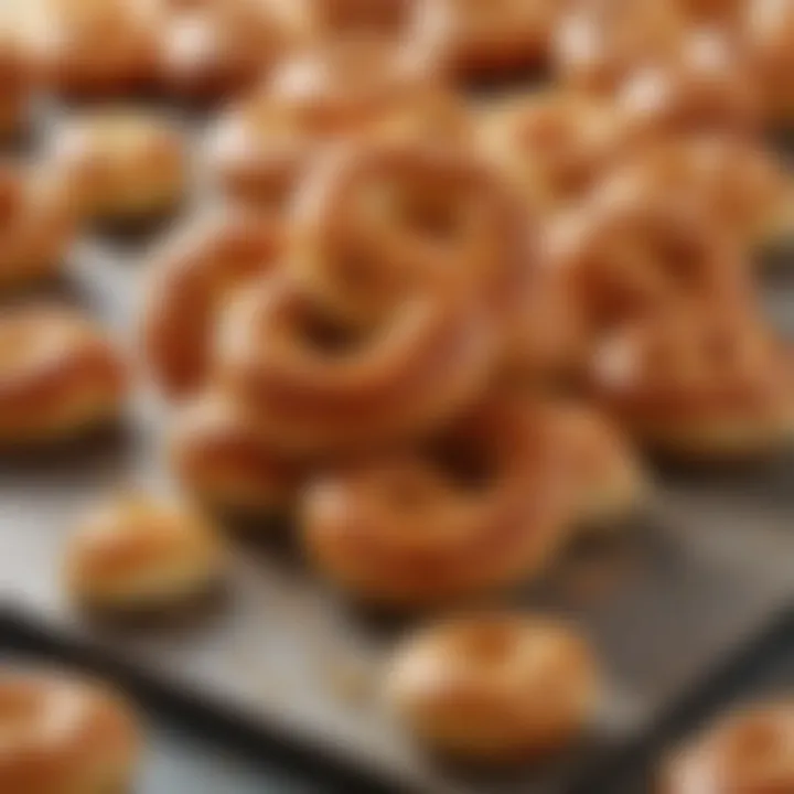 Savory pretzel bites with a golden-brown crust