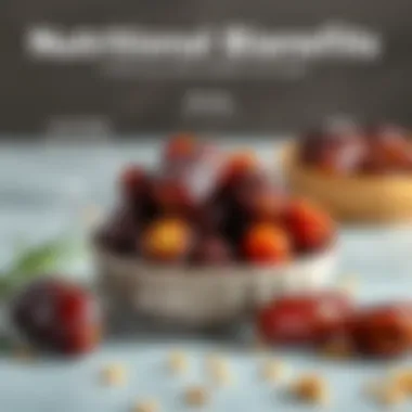 An infographic depicting the nutritional benefits of dates for gut health.