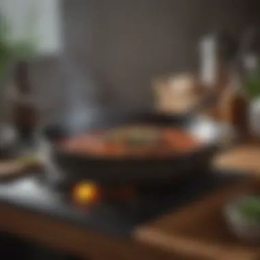 Sleek Surface of Lodge Carbon Steel Pan Lodge carbon steel pan showcasing its sleek surface