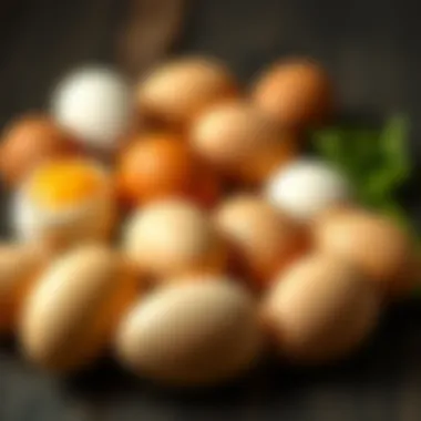 Diverse Egg Options for Flavor and Health Collection of egg varieties