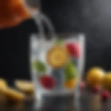 Health Benefits of Flavoring Water Healthy benefits of flavored water highlighted with ingredients