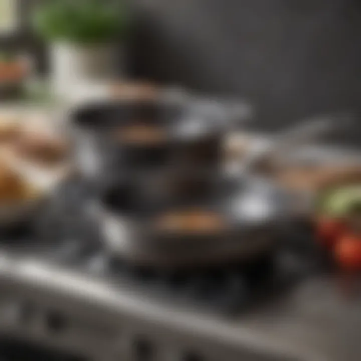 High-quality material of Calphalon cookware reflecting durability